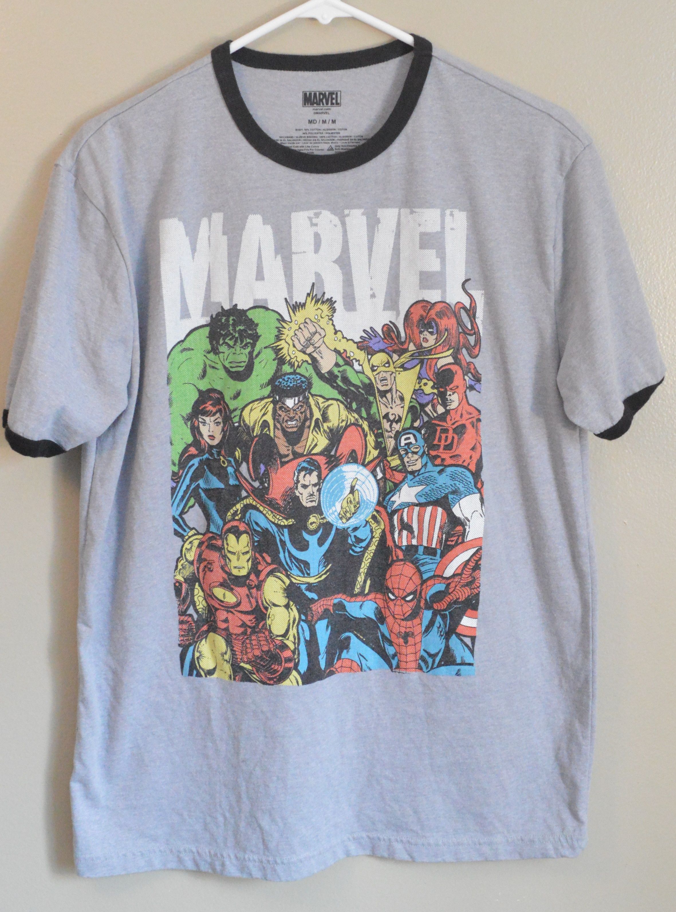 Marvel Comics Marvel Superhero Ringer Tee Movie Comics Spiderman | Grailed