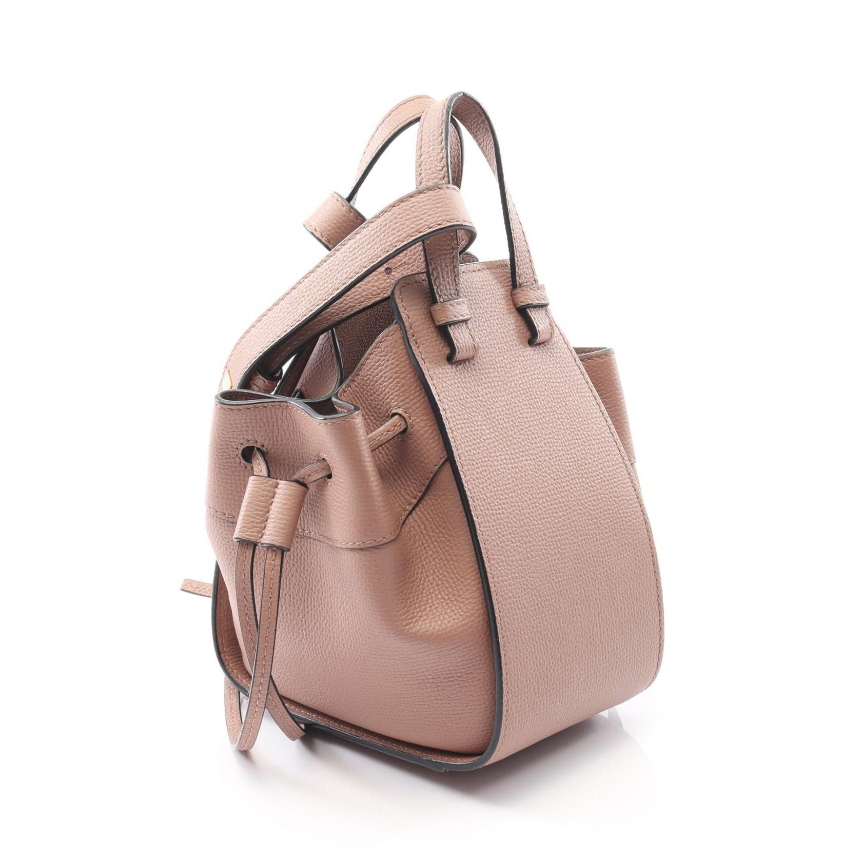 Loewe Loewe Loewe Hammock Drawstring Bag Leather 2way Bag Leather Handbag A538V07X10 DUTY FREE for USA Size ONE SIZE - 2 Thumbnail