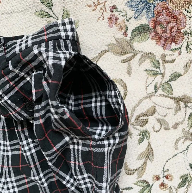 Burberry Burberry Colorful Cotton Check Relaxed Pants Size 32" / US 10 / IT 46 - 8 Thumbnail