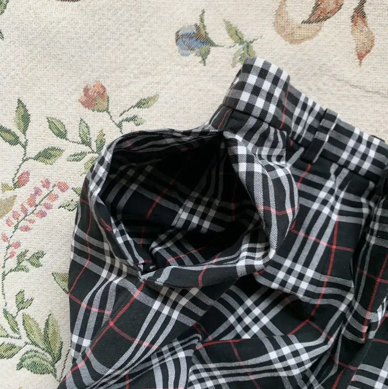 Burberry Burberry Colorful Cotton Check Relaxed Pants Size 32" / US 10 / IT 46 - 9 Thumbnail