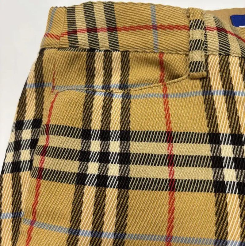Burberry Burberry Yellow Wool Blend Striped Women's Pants Size 23" - 5 Thumbnail