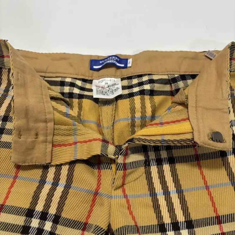Burberry Burberry Yellow Wool Blend Striped Women's Pants Size 23" - 4 Thumbnail