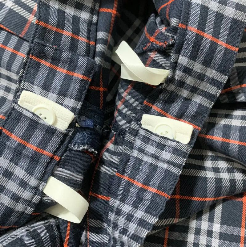Burberry Burberry Navy Blue Cotton Casual Pants Size 24" / US 00 / IT 34 - 6 Thumbnail