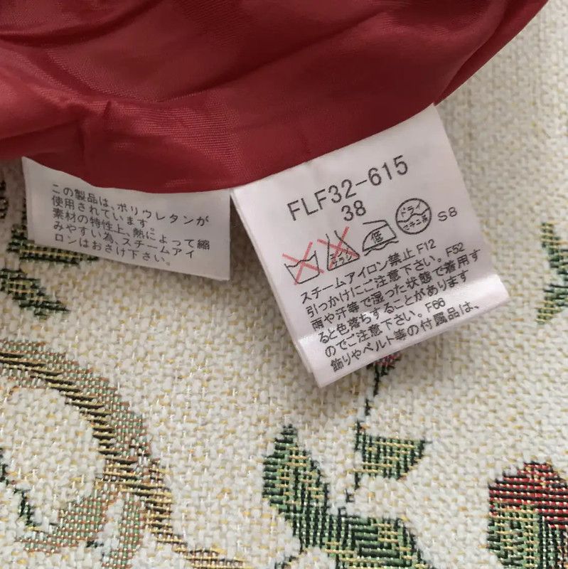 Burberry Burberry Red Cotton Midi Skirt for Women Size 23" - 5 Thumbnail