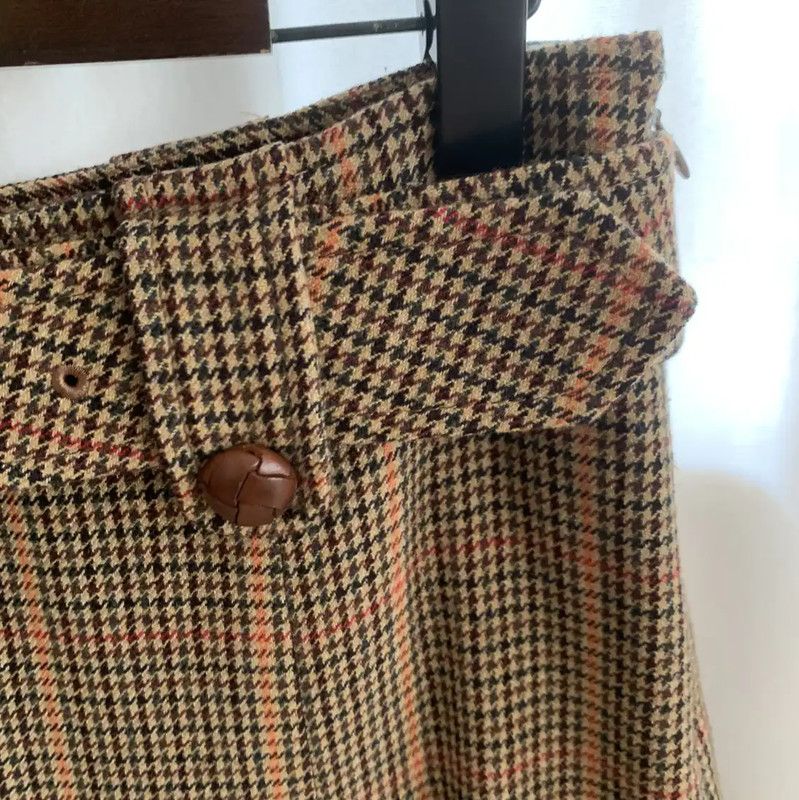 Burberry Burberry Women's Houndstooth Wool Skirt Size L Size 30" / US 8 / IT 44 - 3 Thumbnail