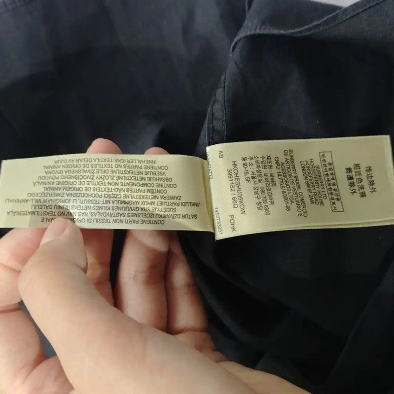 Burberry Burberry Women's Black Cotton Shirt XS Size XS / US 0-2 / IT 36-38 - 6 Thumbnail