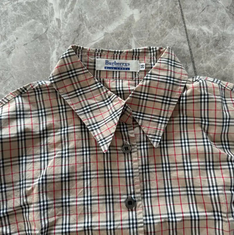 Burberry Burberry Khaki Cotton Long Sleeve Top Size M / US 6-8 / IT 42-44 - 4 Thumbnail