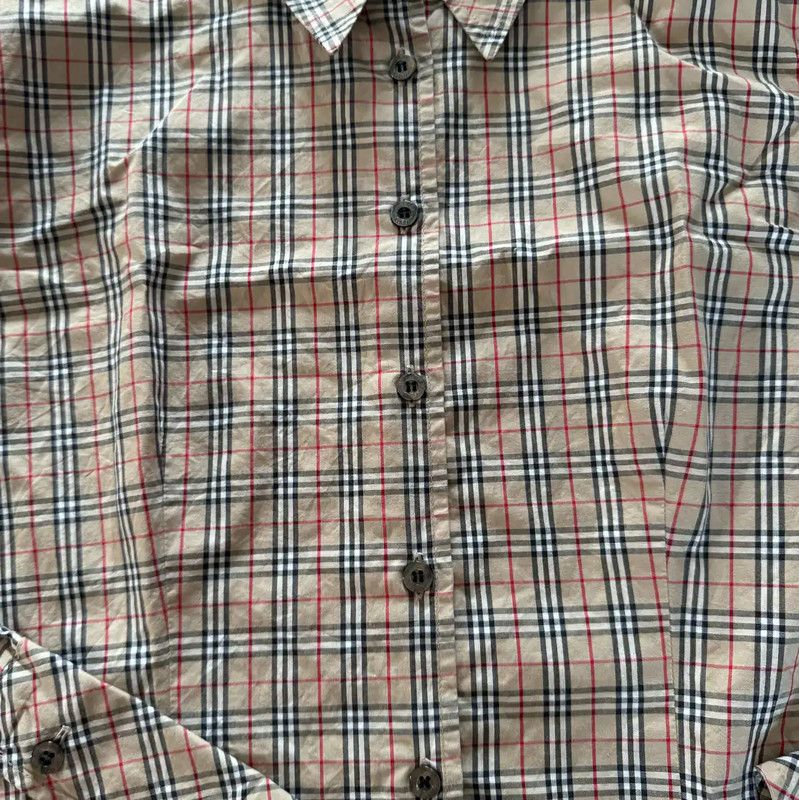 Burberry Burberry Khaki Cotton Long Sleeve Top Size M / US 6-8 / IT 42-44 - 5 Thumbnail