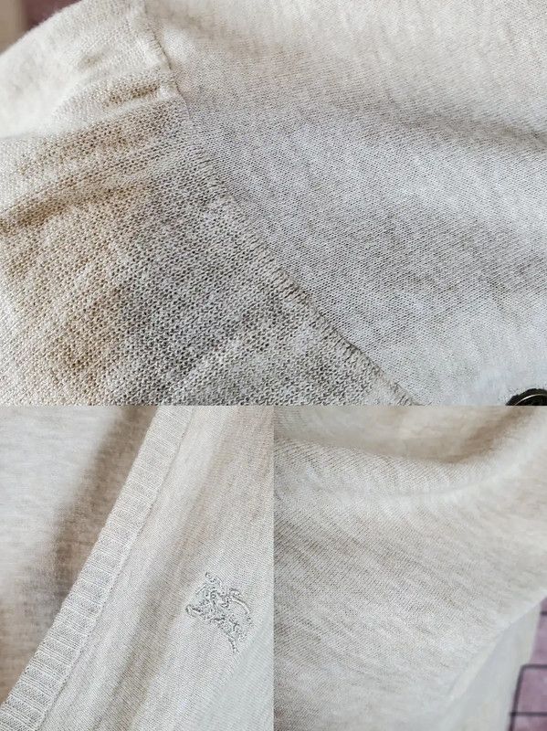 Burberry Burberry Summer Khaki Ruffled Knit Top Size M / US 6-8 / IT 42-44 - 7 Thumbnail