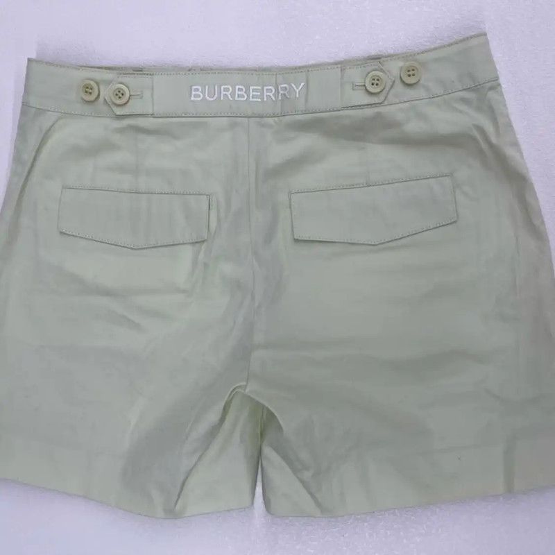 Burberry Burberry Green Cotton Women's Shorts Size 38" / US 16 / IT 52 - 2 Thumbnail