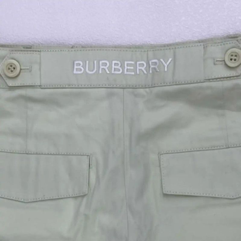 Burberry Burberry Green Cotton Women's Shorts Size 38" / US 16 / IT 52 - 3 Thumbnail