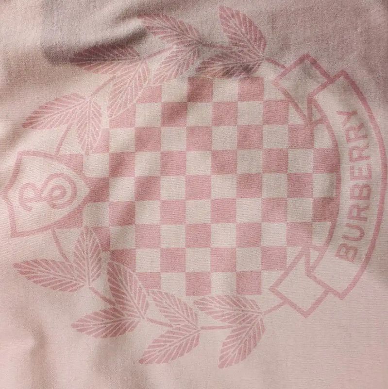 Burberry Burberry Pink Cotton Women's T-Shirt Size XS / US 0-2 / IT 36-38 - 3 Thumbnail