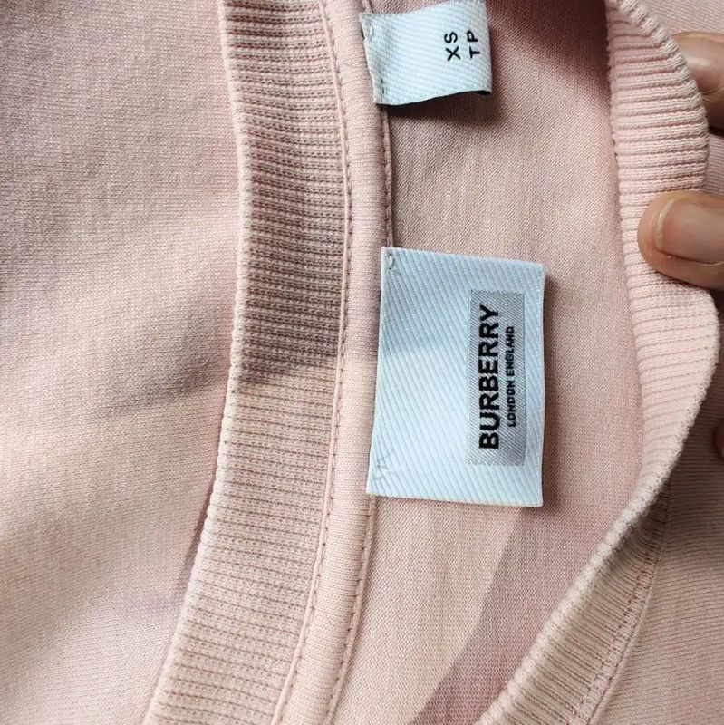 Burberry Burberry Pink Cotton Women's T-Shirt Size XS / US 0-2 / IT 36-38 - 4 Thumbnail
