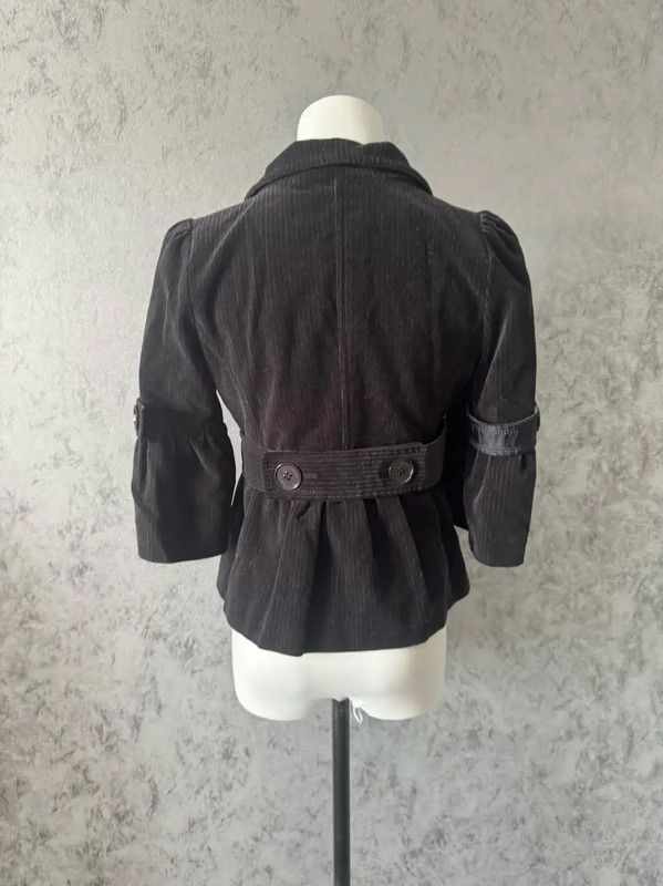 Burberry Burberry Black Cotton Blend Short Cardigan for Women Size M / US 6-8 / IT 42-44 - 5 Thumbnail