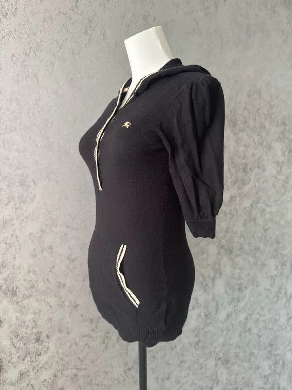 Burberry Burberry Black Wool Blend Long Cardigan Size M / US 6-8 / IT 42-44 - 4 Thumbnail
