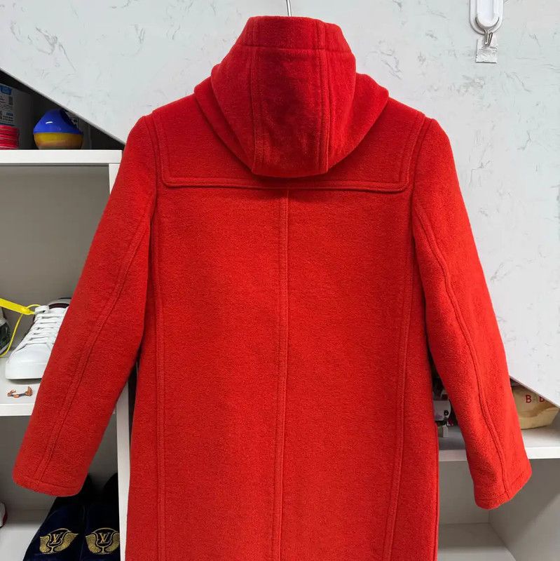 Burberry Burberry Red Wool Ladies Coat Size M / US 6-8 / IT 42-44 - 2 Thumbnail