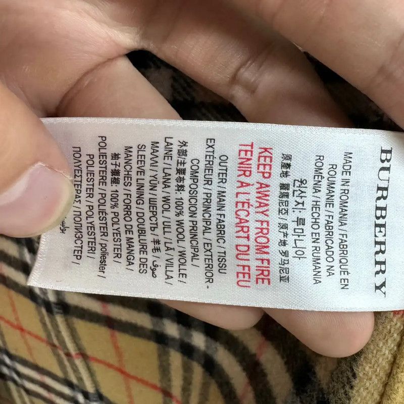 Burberry Burberry Red Wool Ladies Coat Size M / US 6-8 / IT 42-44 - 4 Thumbnail