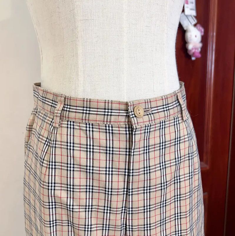 Burberry Burberry Women's Yellow Cotton Blend Casual Pants Size 23" - 2 Thumbnail