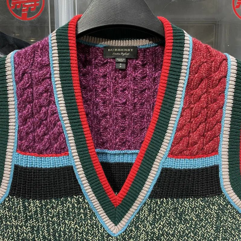 Burberry Burberry Colorful Wool Knit Sweater for Women Size S / US 4 / IT 40 - 7 Thumbnail
