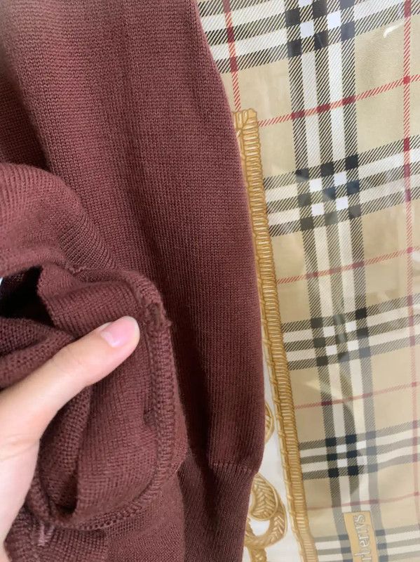 Burberry Burberry Brown Wool Women's Cardigan Size M / US 6-8 / IT 42-44 - 7 Thumbnail