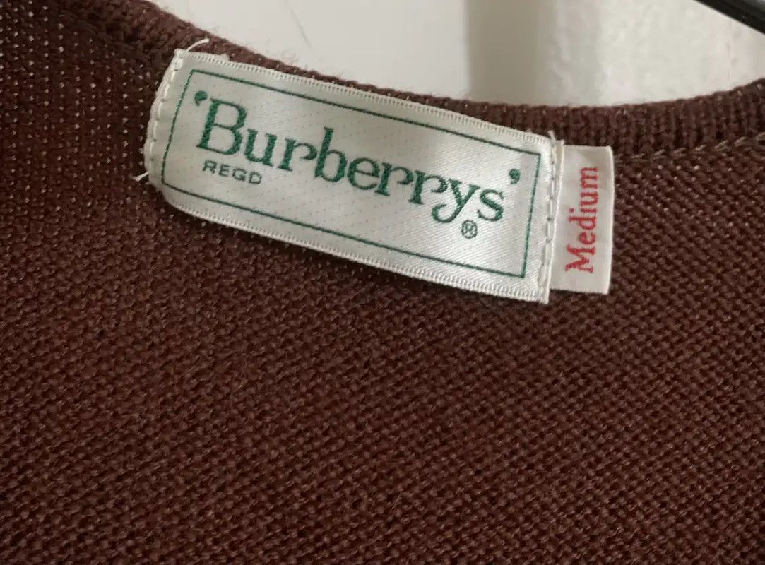 Burberry Burberry Brown Wool Women's Cardigan Size M / US 6-8 / IT 42-44 - 4 Thumbnail