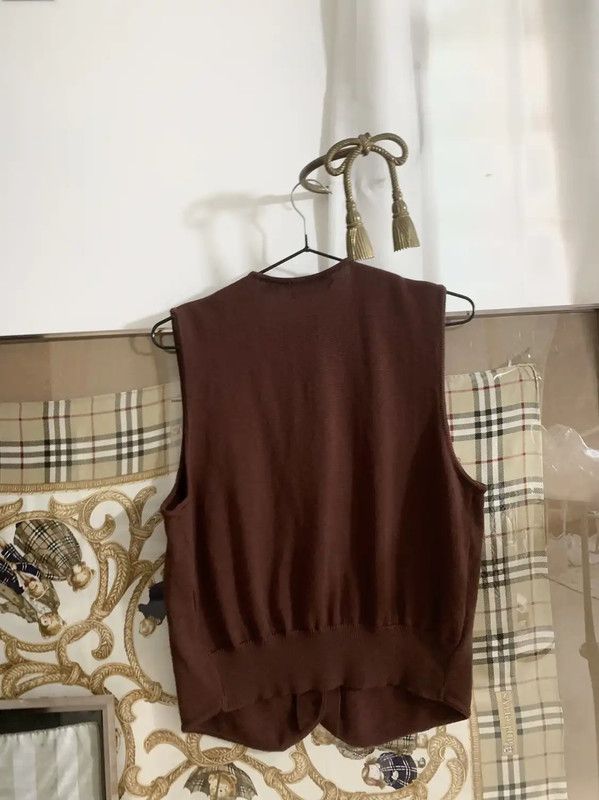 Burberry Burberry Brown Wool Women's Cardigan Size M / US 6-8 / IT 42-44 - 5 Thumbnail