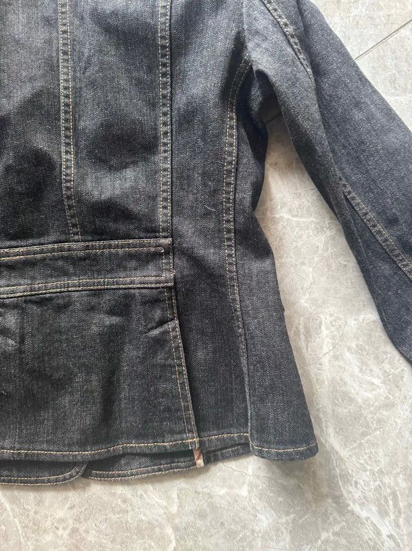 Burberry Burberry Black Cotton Blend Women's Jacket Size M / US 6-8 / IT 42-44 - 6 Thumbnail