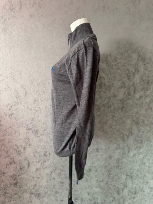 Burberry Burberry Gray Wool Long Sleeve Sweater Size M / US 6-8 / IT 42-44 - 4 Thumbnail
