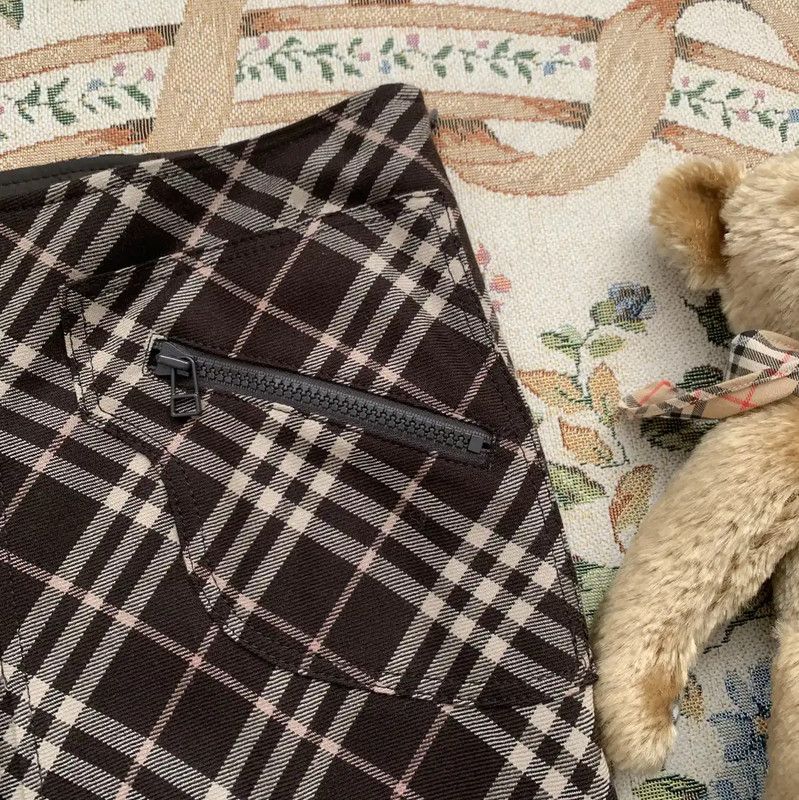 Burberry Burberry Brown Wool Midi Skirt Size 23" - 3 Thumbnail
