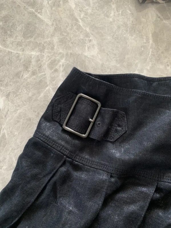 Burberry Burberry Black Cotton Mini Skirt S Size Size 23" - 4 Thumbnail