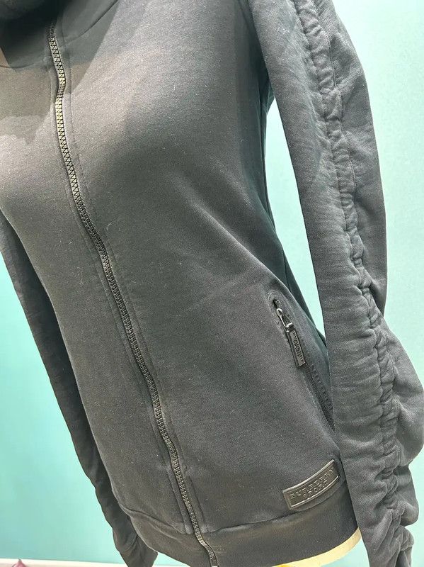 Burberry Burberry Black Cotton Long Sleeve Hoodie Size S / US 4 / IT 40 - 6 Thumbnail