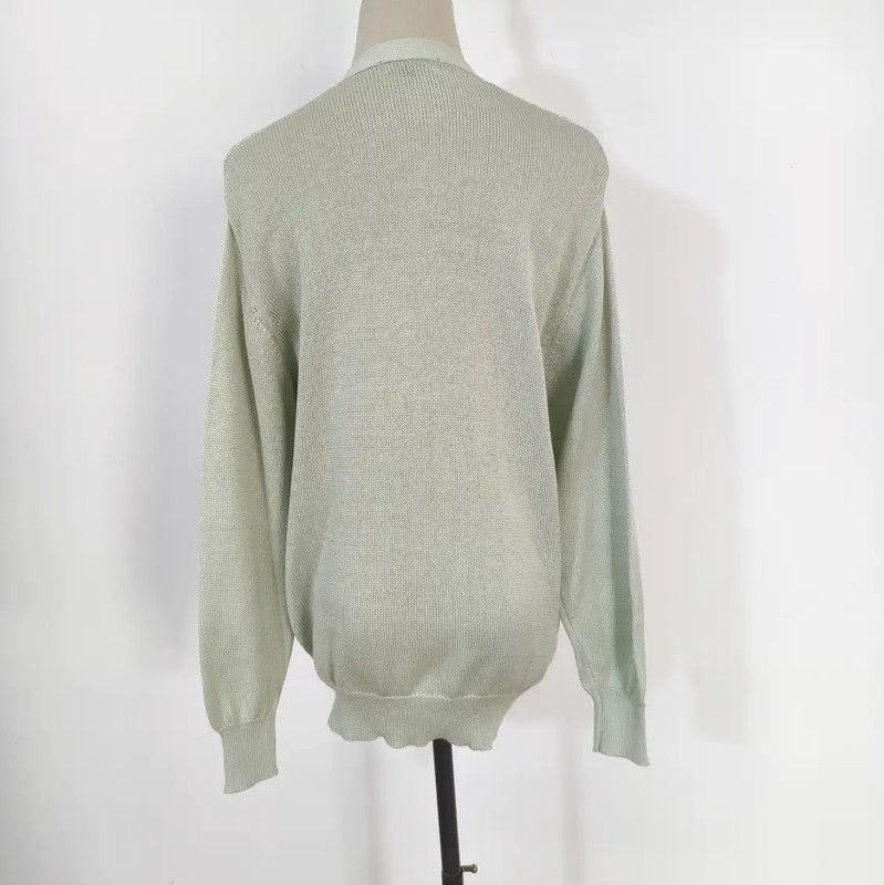 Burberry Burberry Light Green Long Sleeve Cardigan Size M / US 6-8 / IT 42-44 - 5 Thumbnail