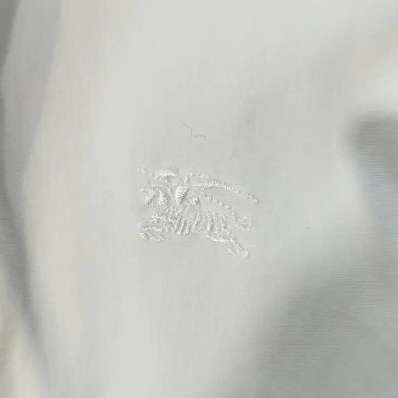 Burberry Burberry White Cotton Long Sleeve Shirt Size XS / US 0-2 / IT 36-38 - 3 Thumbnail
