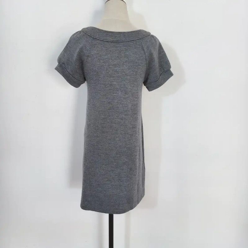 Burberry Burberry Gray Wool Dress for Women Size M / US 6-8 / IT 42-44 - 4 Thumbnail