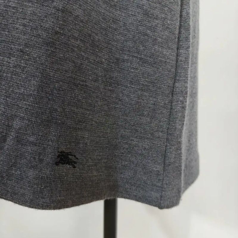 Burberry Burberry Gray Wool Dress for Women Size M / US 6-8 / IT 42-44 - 5 Thumbnail