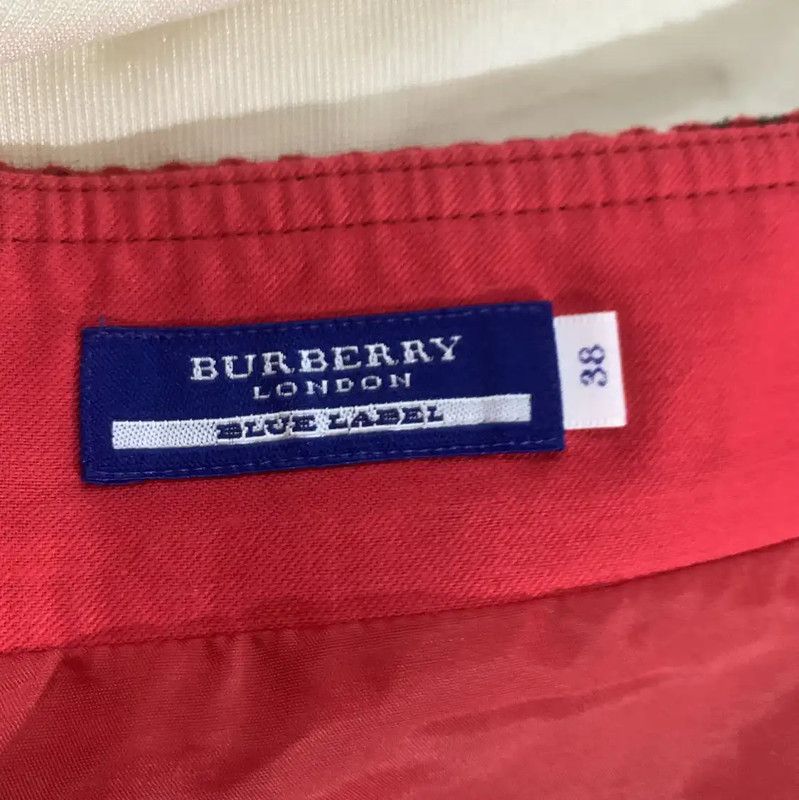 Burberry Burberry Red Wool Blend Skirt for Women Size 28" / US 6 / IT 42 - 5 Thumbnail