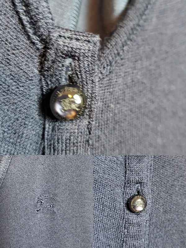 Burberry Burberry Elegant Summer Blue Long Sleeve Top Size M / US 6-8 / IT 42-44 - 6 Thumbnail