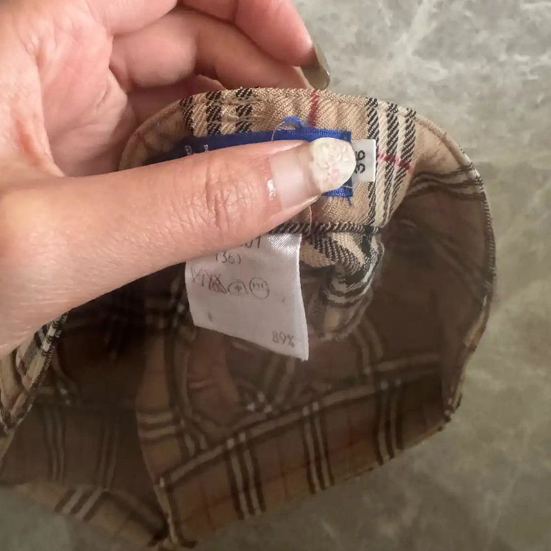 Burberry Burberry Khaki Check Wool Trousers for Women Size 23" - 4 Thumbnail