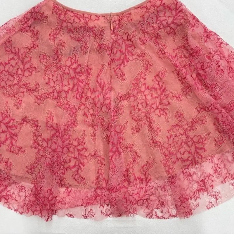 Burberry Burberry Pink Nylon Women's Midi Skirt Size 23" - 2 Thumbnail