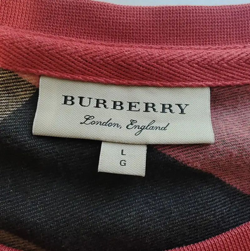 Burberry Burberry Red Cotton Women's Sweatshirt Size L / US 10 / IT 46 - 4 Thumbnail