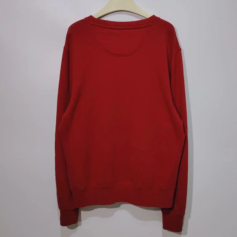 Burberry Burberry Red Cotton Women's Sweatshirt Size L / US 10 / IT 46 - 2 Thumbnail