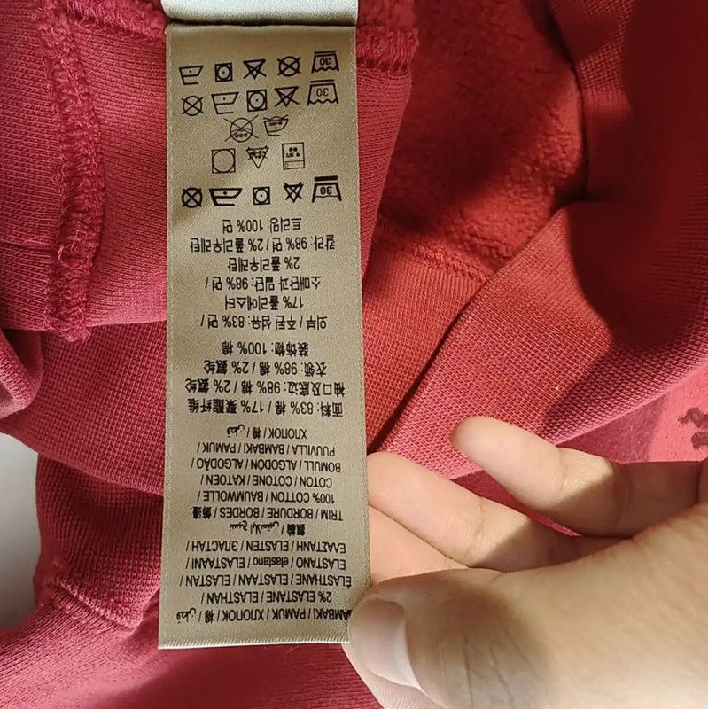 Burberry Burberry Red Cotton Women's Sweatshirt Size L / US 10 / IT 46 - 6 Thumbnail