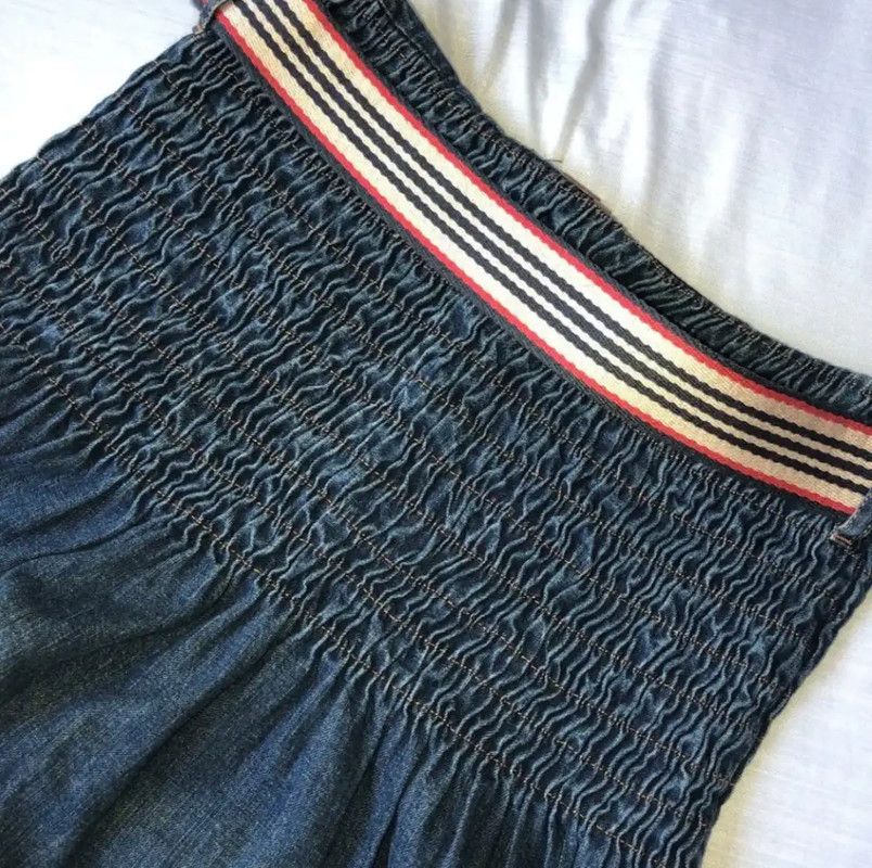 Burberry Burberry Blue Cotton Midi Skirt for Women Size 32" / US 10 / IT 46 - 9 Thumbnail