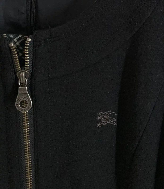 Burberry Burberry Black Wool Blend Pleated Dress Size M / US 6-8 / IT 42-44 - 4 Thumbnail