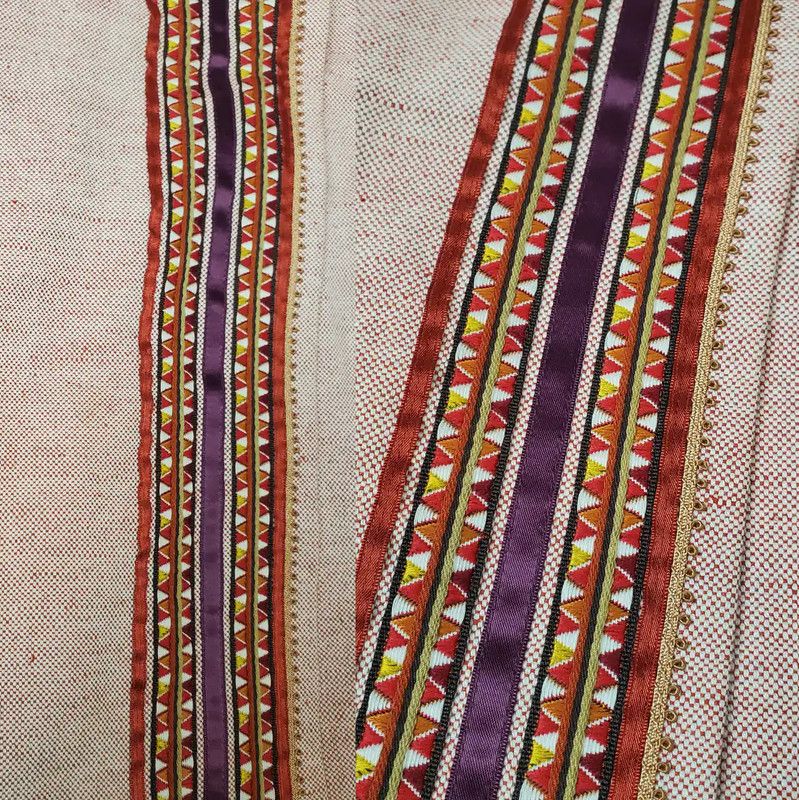 Burberry Burberry A-Line Skirt in Orange Pink Cotton Blend Size 23" - 4 Thumbnail