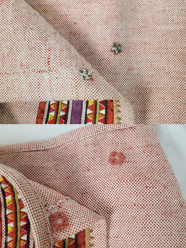 Burberry Burberry A-Line Skirt in Orange Pink Cotton Blend Size 23" - 5 Thumbnail