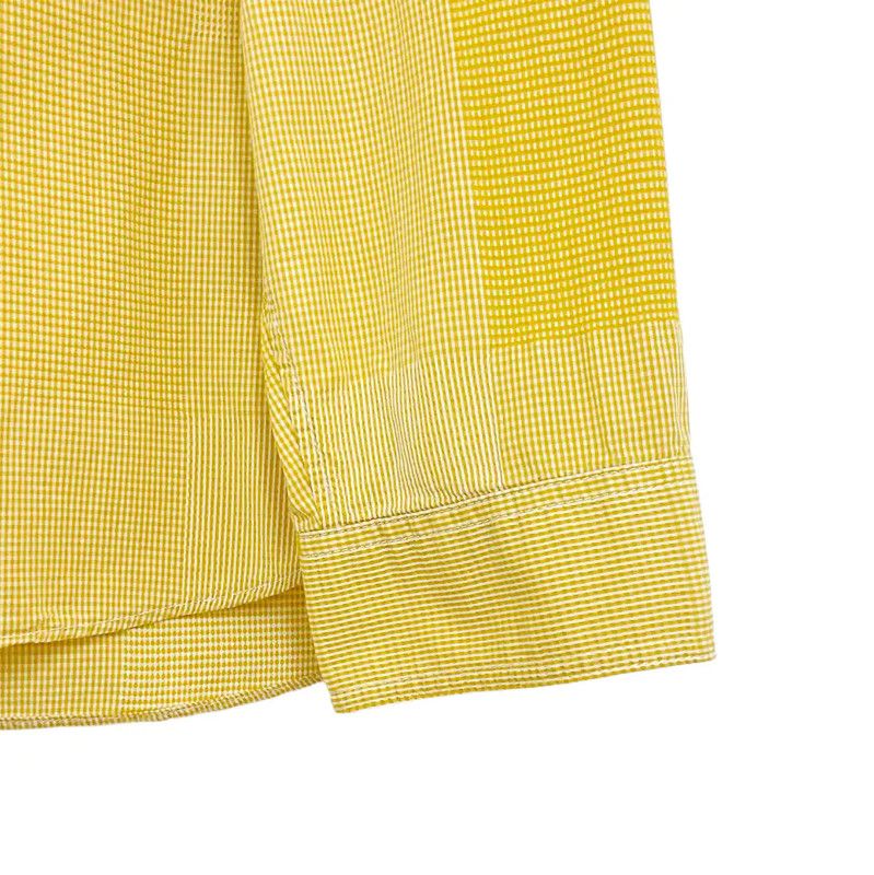 Burberry Burberry Yellow Cotton Long Sleeve Shirt for Women Size L / US 10 / IT 46 - 5 Thumbnail