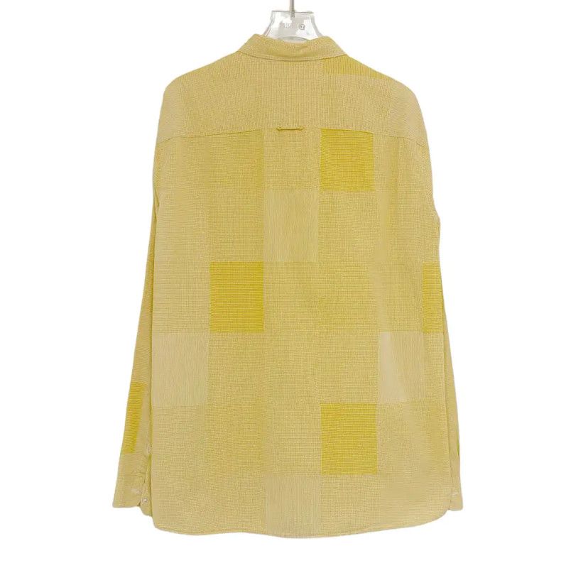 Burberry Burberry Yellow Cotton Long Sleeve Shirt for Women Size L / US 10 / IT 46 - 2 Thumbnail
