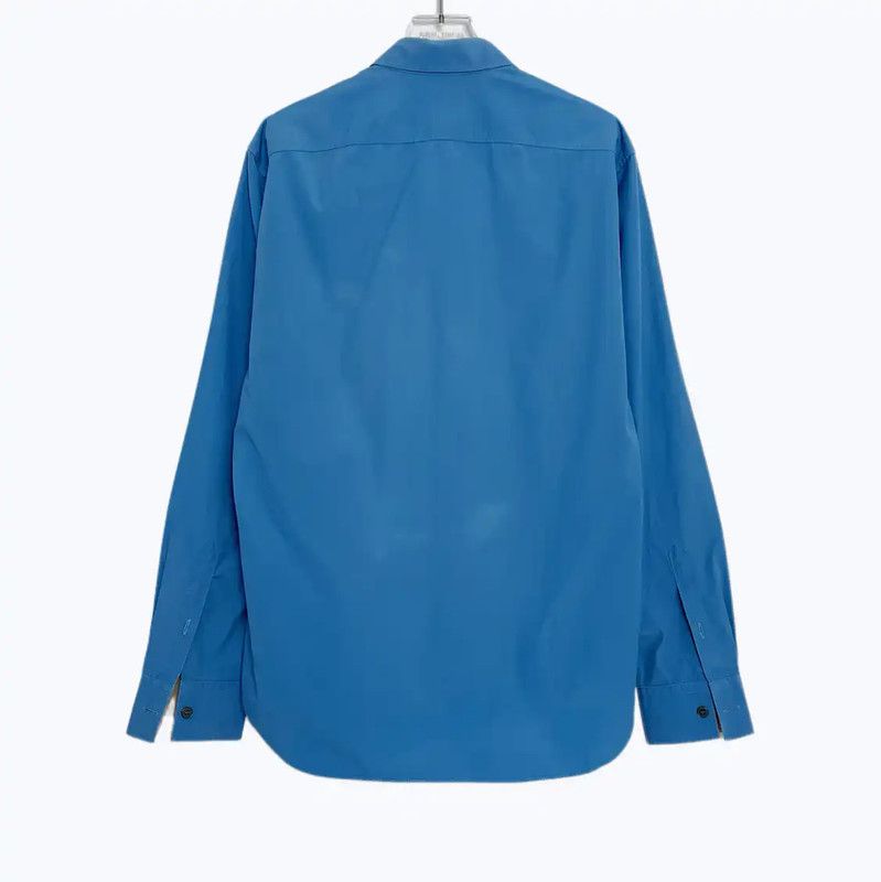Burberry Burberry Blue Cotton Women's Shirt Size M / US 6-8 / IT 42-44 - 2 Thumbnail