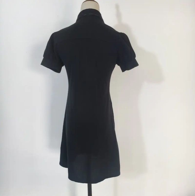 Burberry Burberry Black Cotton Summer Dress S Size Size S / US 4 / IT 40 - 4 Thumbnail